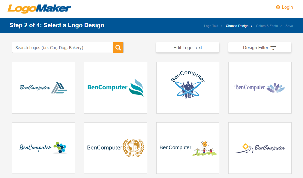 Logo Maker - website thiết kế logo online đơn giản và nhanh chóng