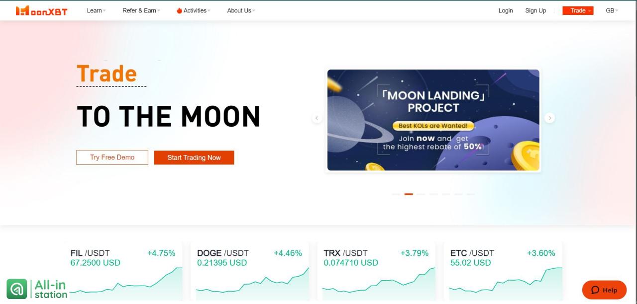 Moonxbt là sàn giao dịch được nhiều người tin tưởng lựa chọn 