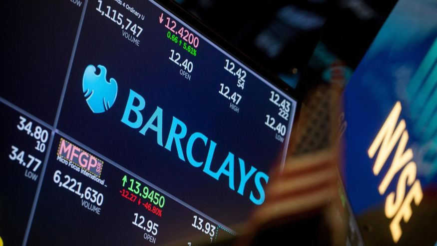 Cổ phiếu Barclays giảm 9% do lợi nhuận