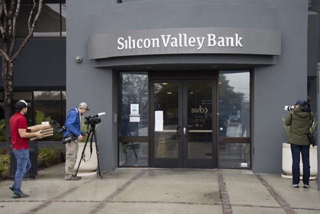 Trụ sở ngân hàng Silicon Valley Bank ở Santa Clara