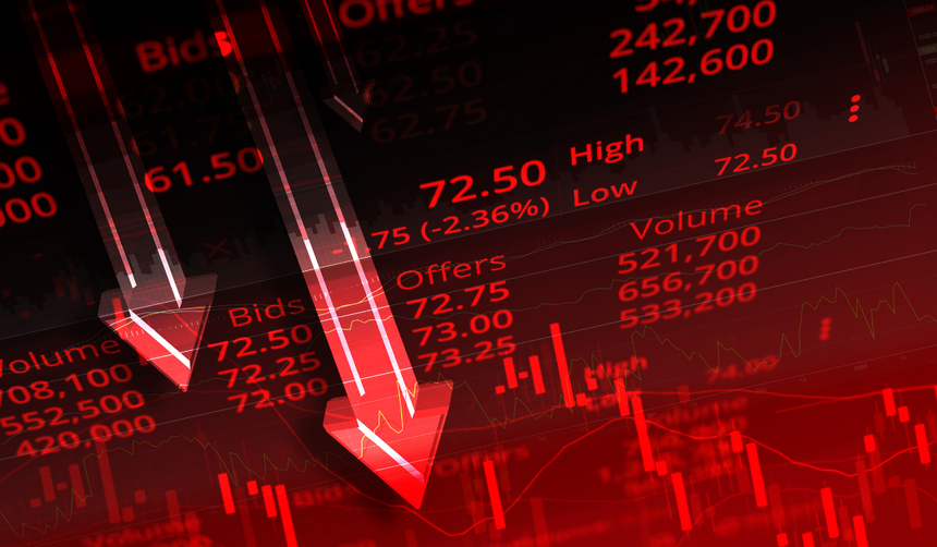 Cổ phiếu ngân hàng bị nhà đầu tư bán tháo kéo VN-Index giảm mạnh trong phiên giao dịch