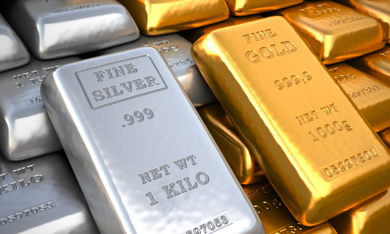 Vàng, bạc giảm xuống mức thấp nhất trong nhiều tuần sau khi chỉ số lạm phát cao hơn dự kiến