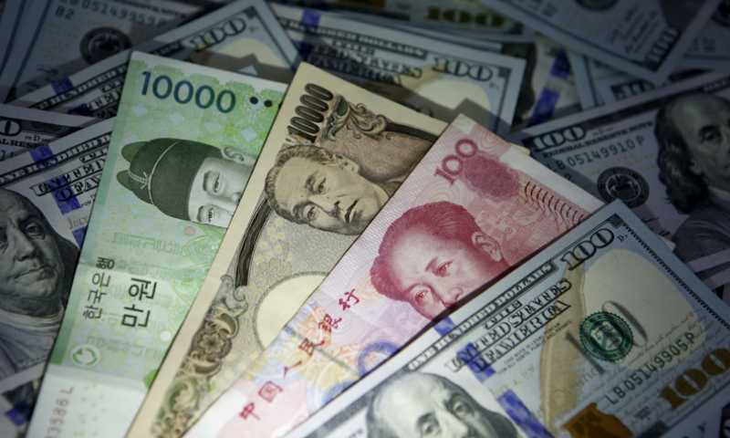 FX châu Á tăng khi đồng đô la giảm giá